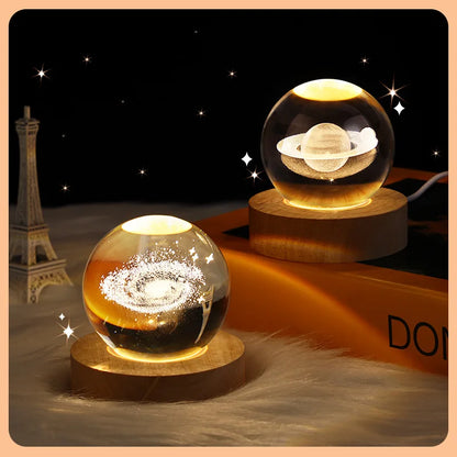 3D Planet Night Light Ball