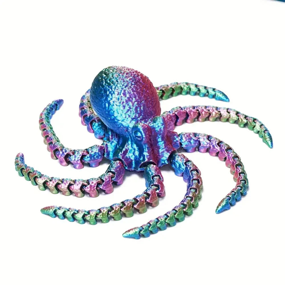 3D Printed Iridescent Octopus