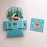 3d pop up card Christmas Snowman Scene