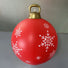 60cm Red Bauble Snowflake