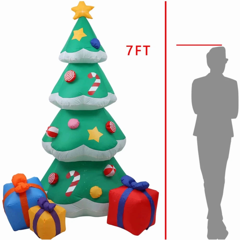 7ft Christmas tree inflatable Outdoors