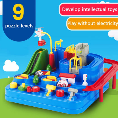 9 puzzle level educational car toy