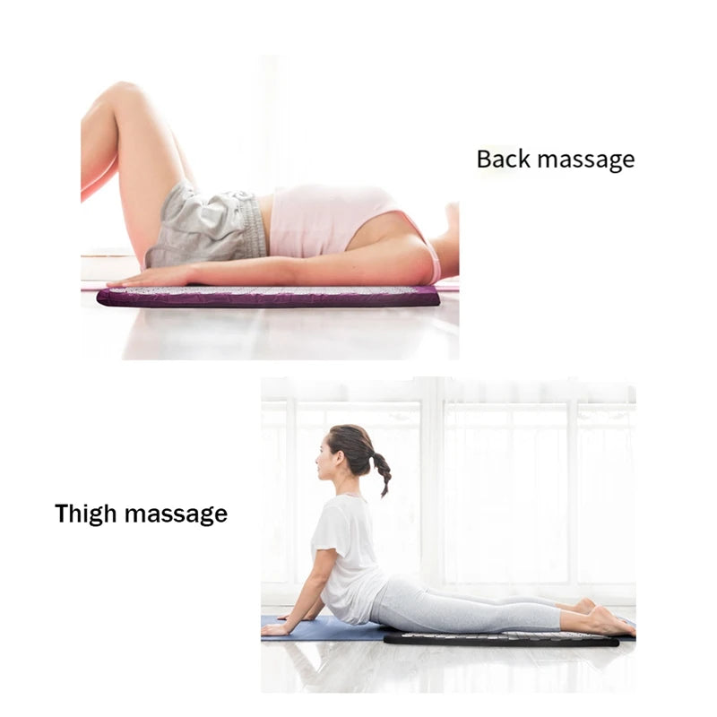 Acupressure back and thigh massage