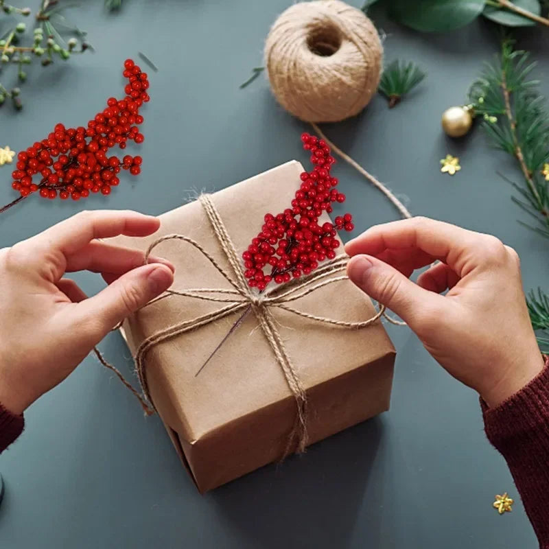 Artificial Berries for Gift Wrapping