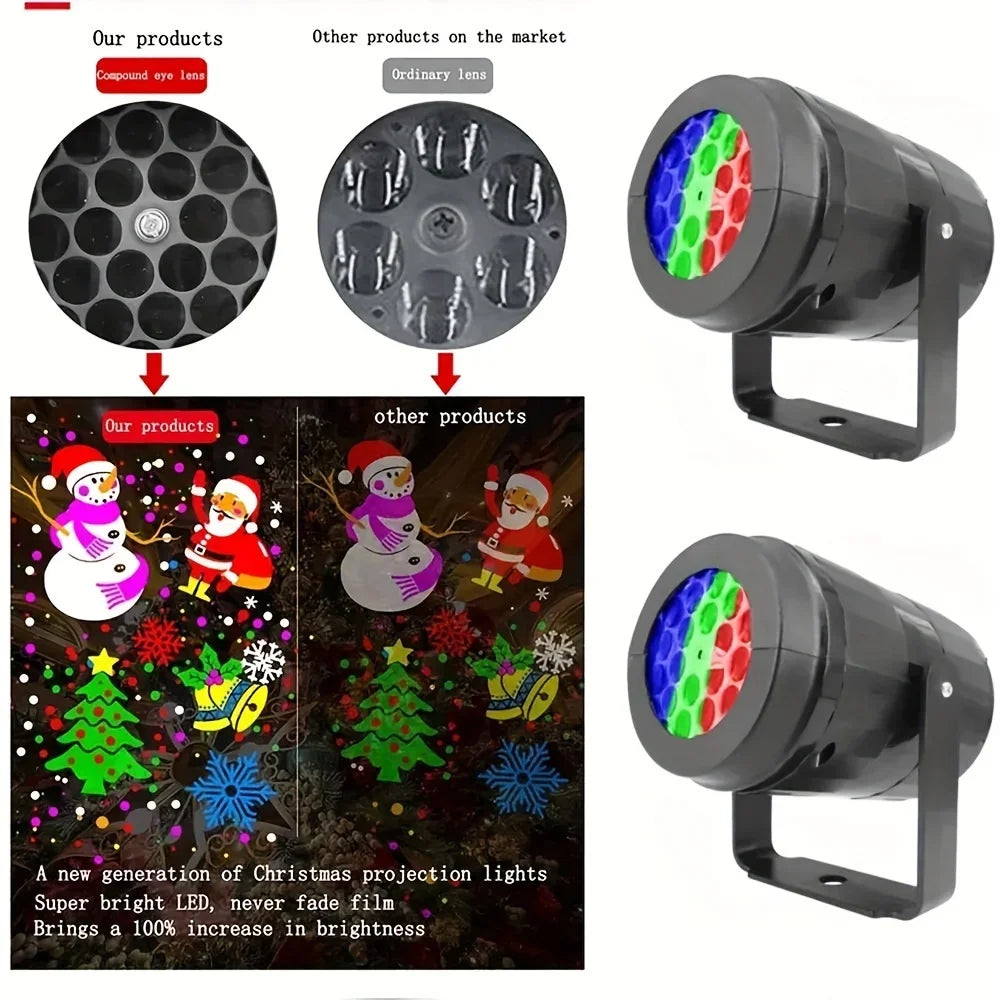 BRIGHT Led Christmas Laser projector