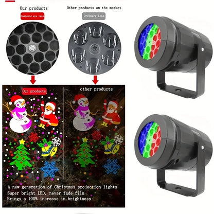 BRIGHT Led Christmas Laser projector