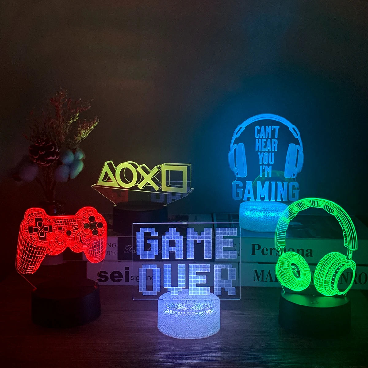 Boys Gamer Room Night Light