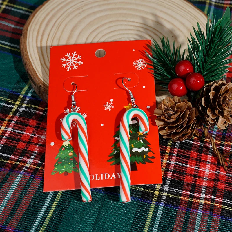 Candy Cane Earrings