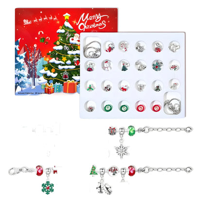 Christmas Advent Calendar charm bracelet gift