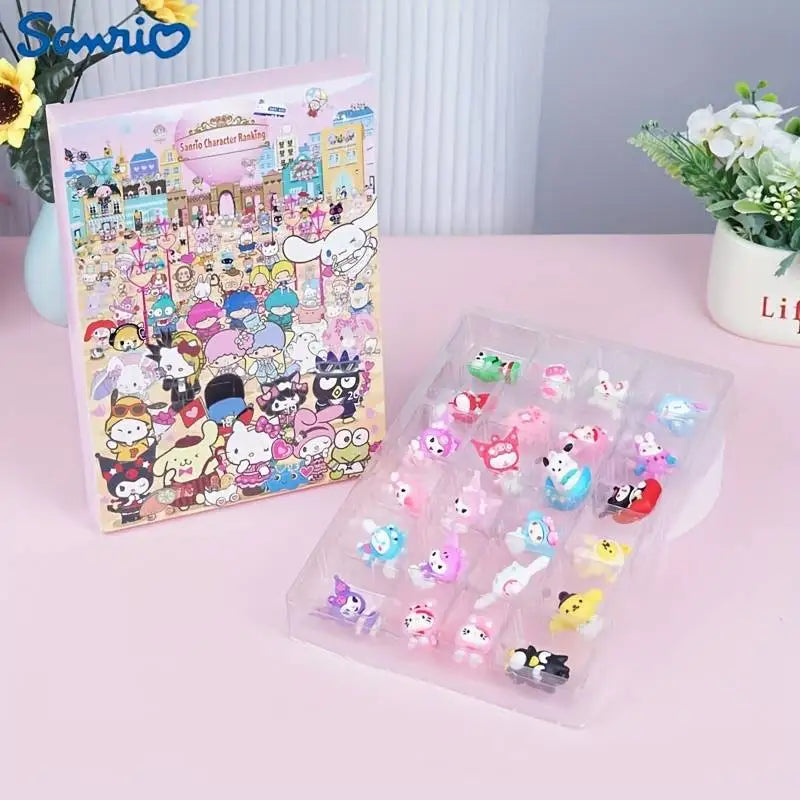 Christmas Calendar Cute Kawaii Figures