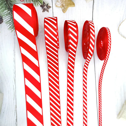 Christmas Candy Cane Craft Ribbon