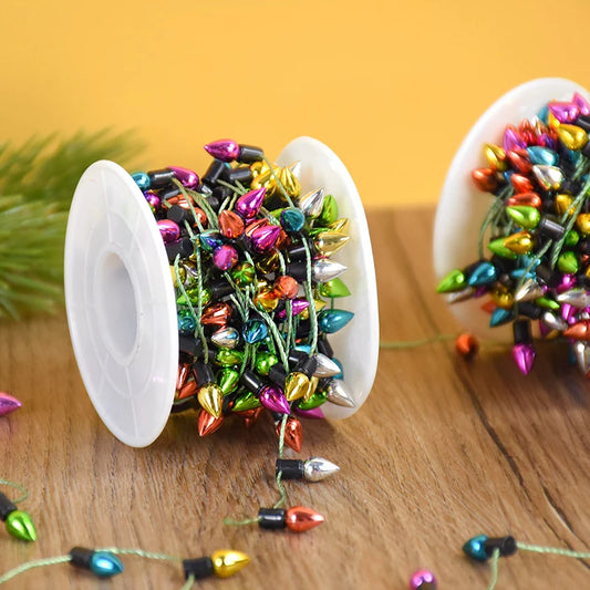 Christmas Craft DIY String Bulbs