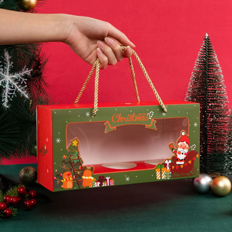 Christmas Cupcake Boxes carry case