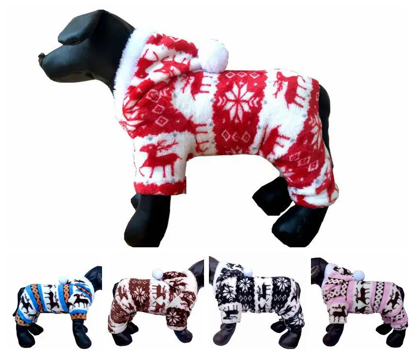 Christmas DOG Fleece Outfits Doggy