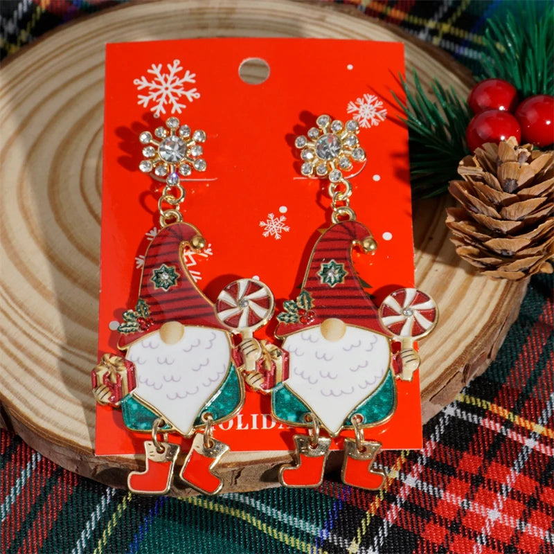 Christmas Gnome Earrings 