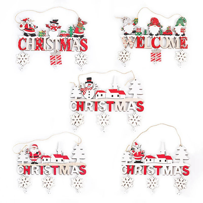 Christmas Hanging Signs 