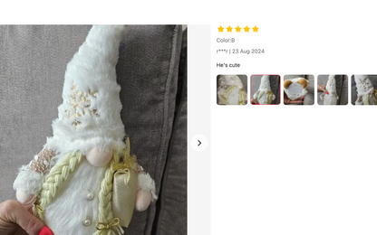 Christmas Lightup White Gnome Review