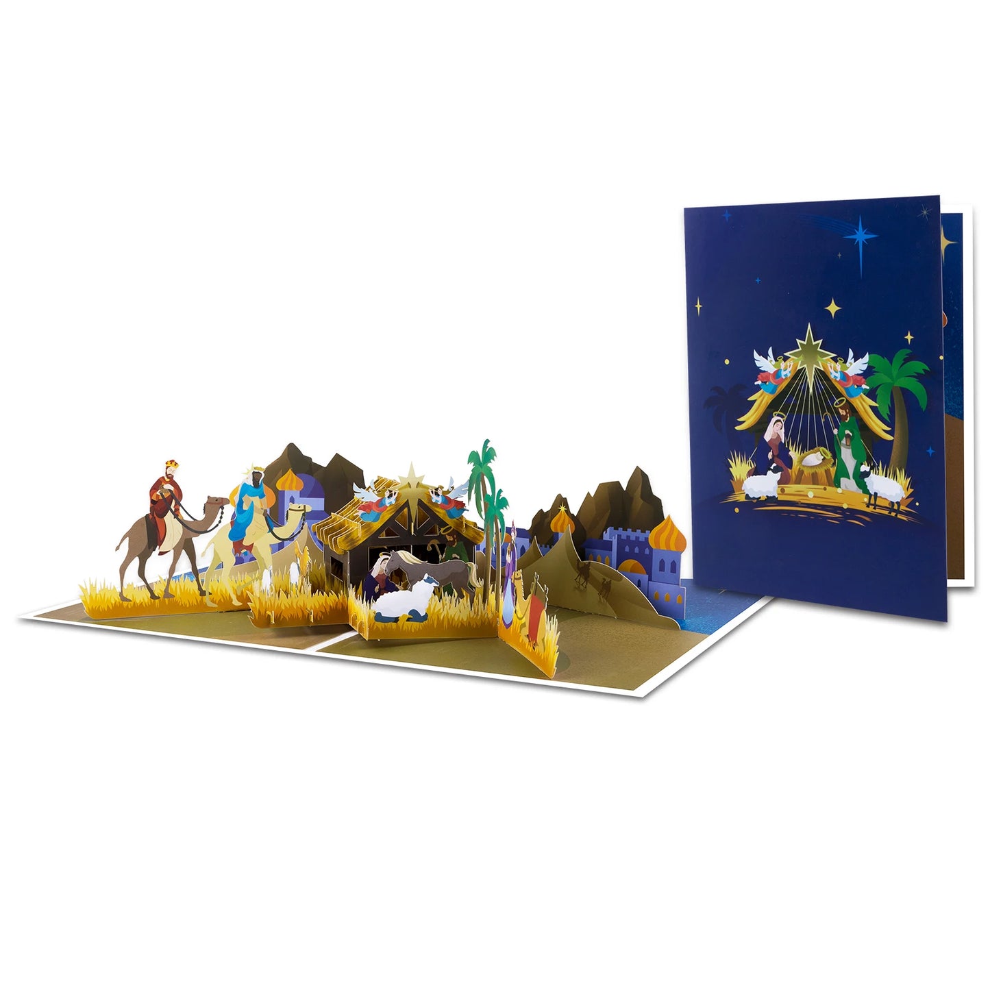 Christmas Nativity Scene Pop Up Card