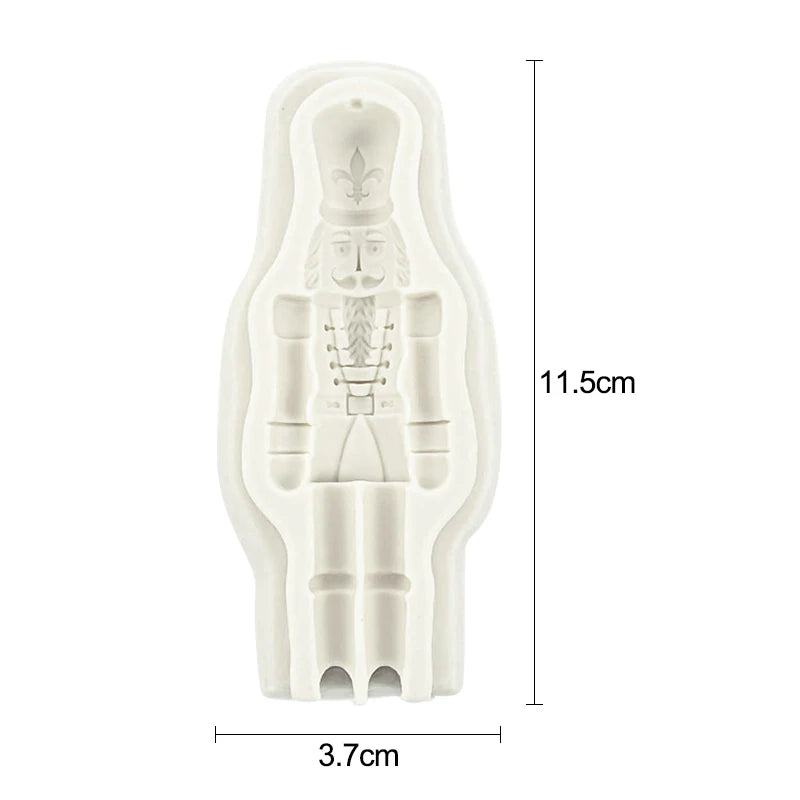 Christmas Nutcracker Mold Measurements