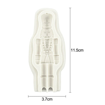 Christmas Nutcracker Mold Measurements