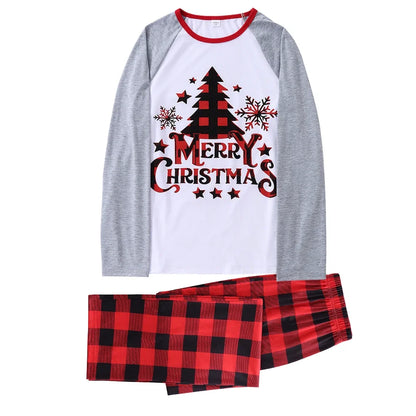 Christmas Pajamas Merry Christmas Plad Grey