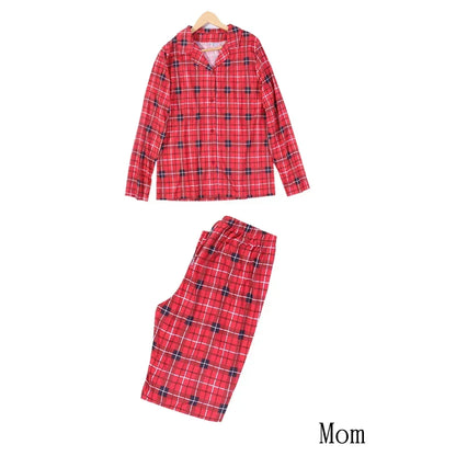 Christmas Plad Pyjamas Red - Mum, Mom