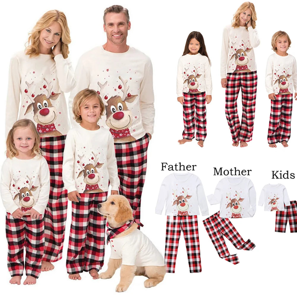 Christmas Reindeer Family matching Pyjamas