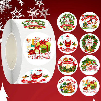 Christmas Stickers for cake boxes