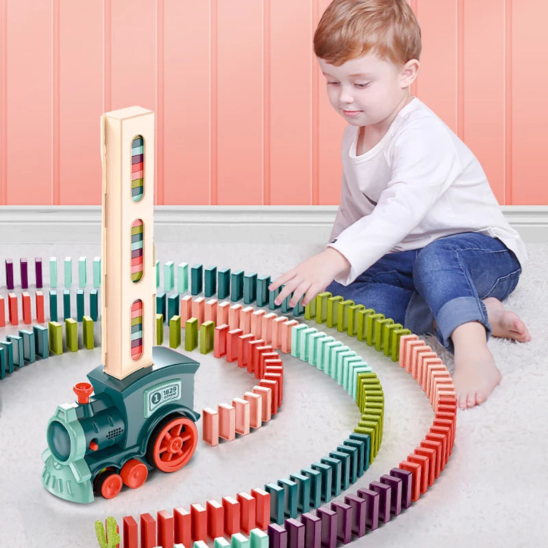 Christmas gift for boys domino train