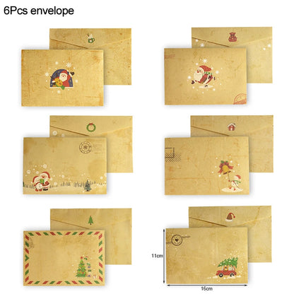 Christmas letter envelopes