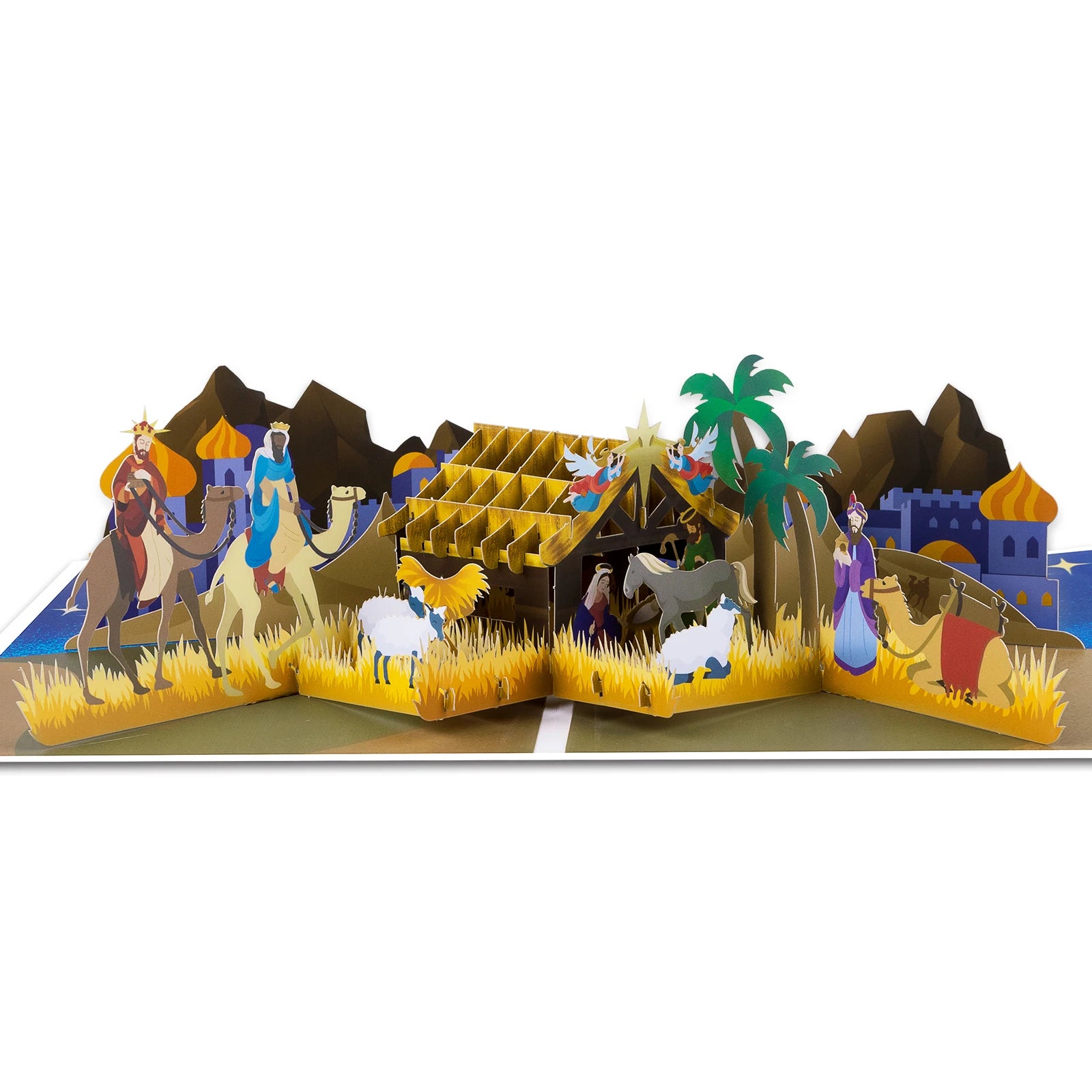 Christmas nativity scene Christmas Card 3d POPUP