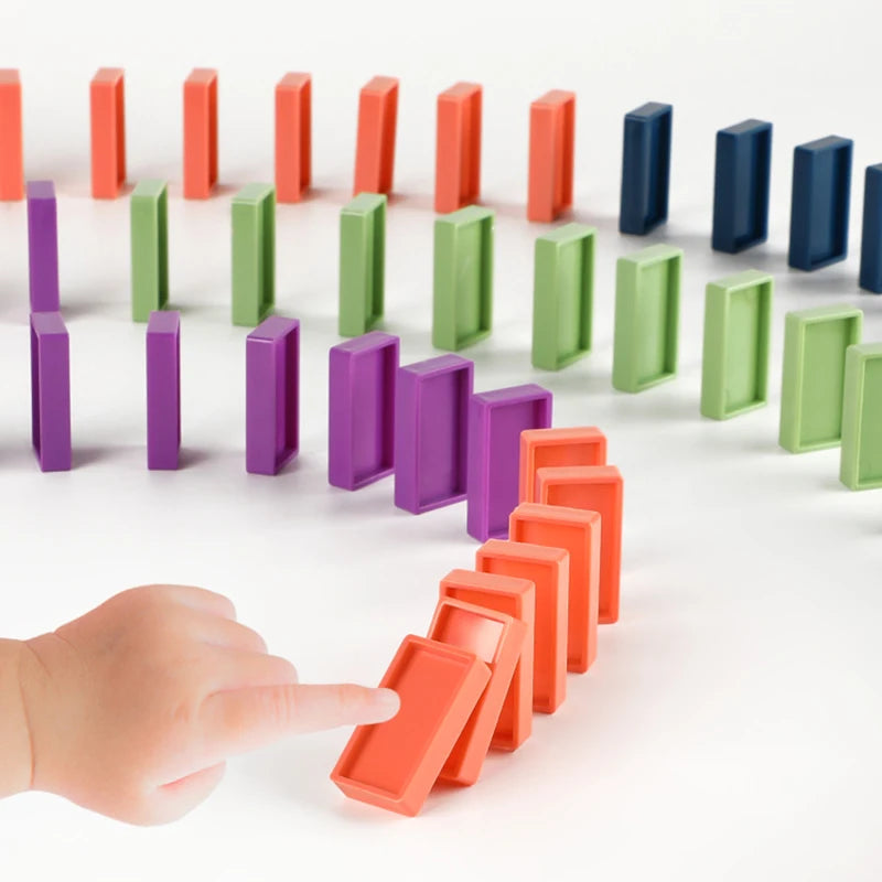 Coloured domino fun kids