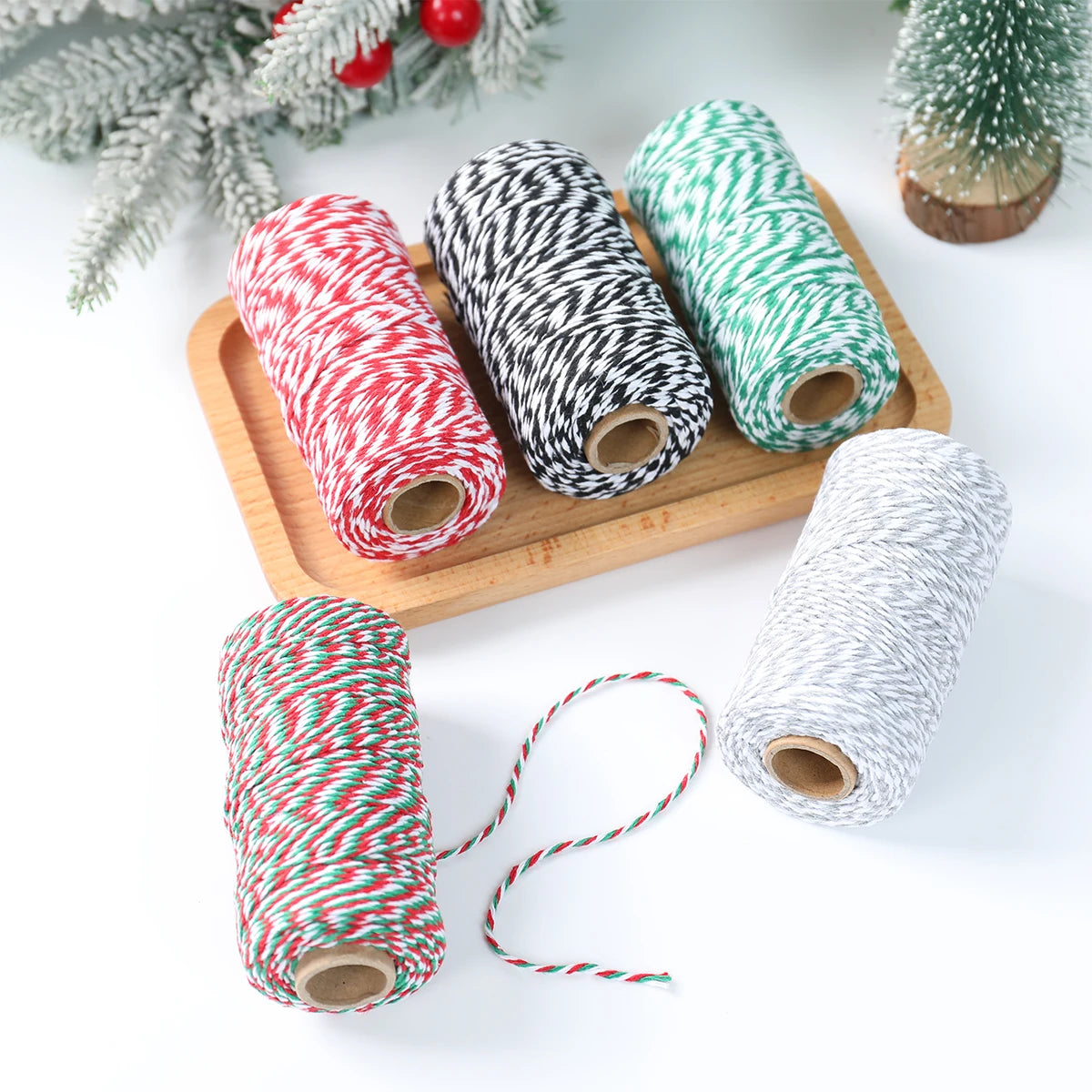 DIY Christmas rope for wrapping