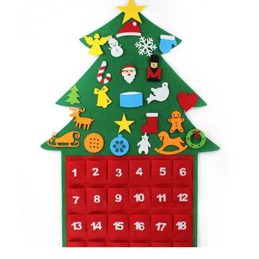 Felt DIY Christmas Tree Advent Calander