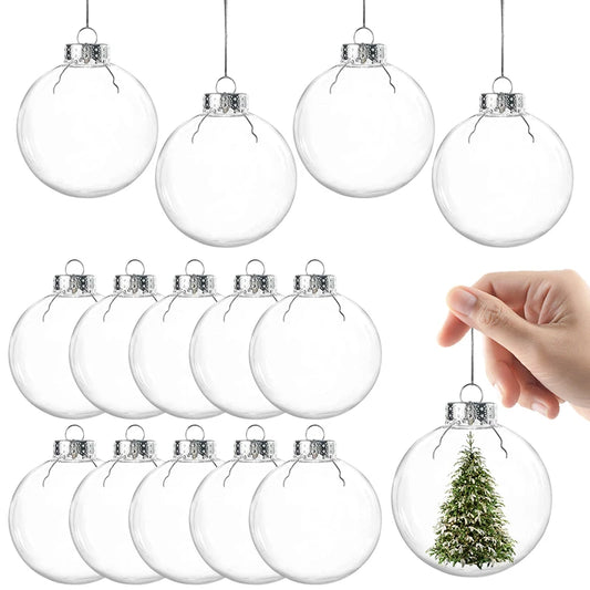 Fillable Christmas Tree Bauble Balls Ornaments