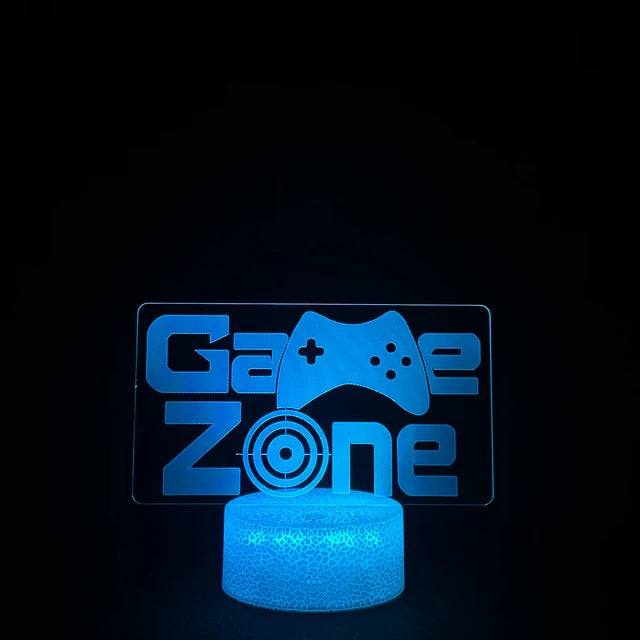 Game Zone Night Light Gamer Room