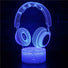 Gaming Headphone Night light Crackle Base