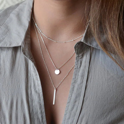 Simple Three Layer Necklace