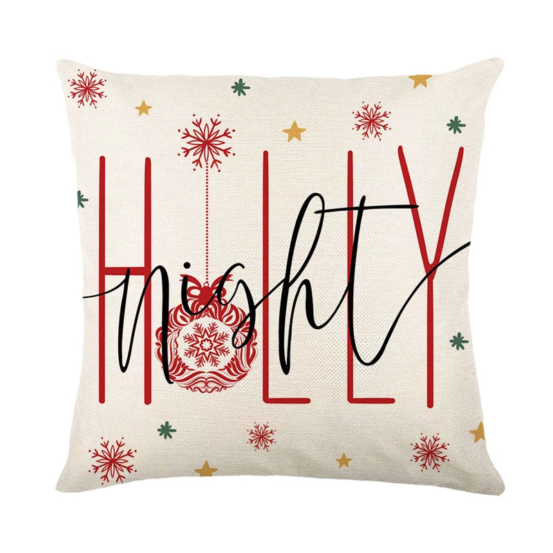 Holly Night cushion cover pillow case