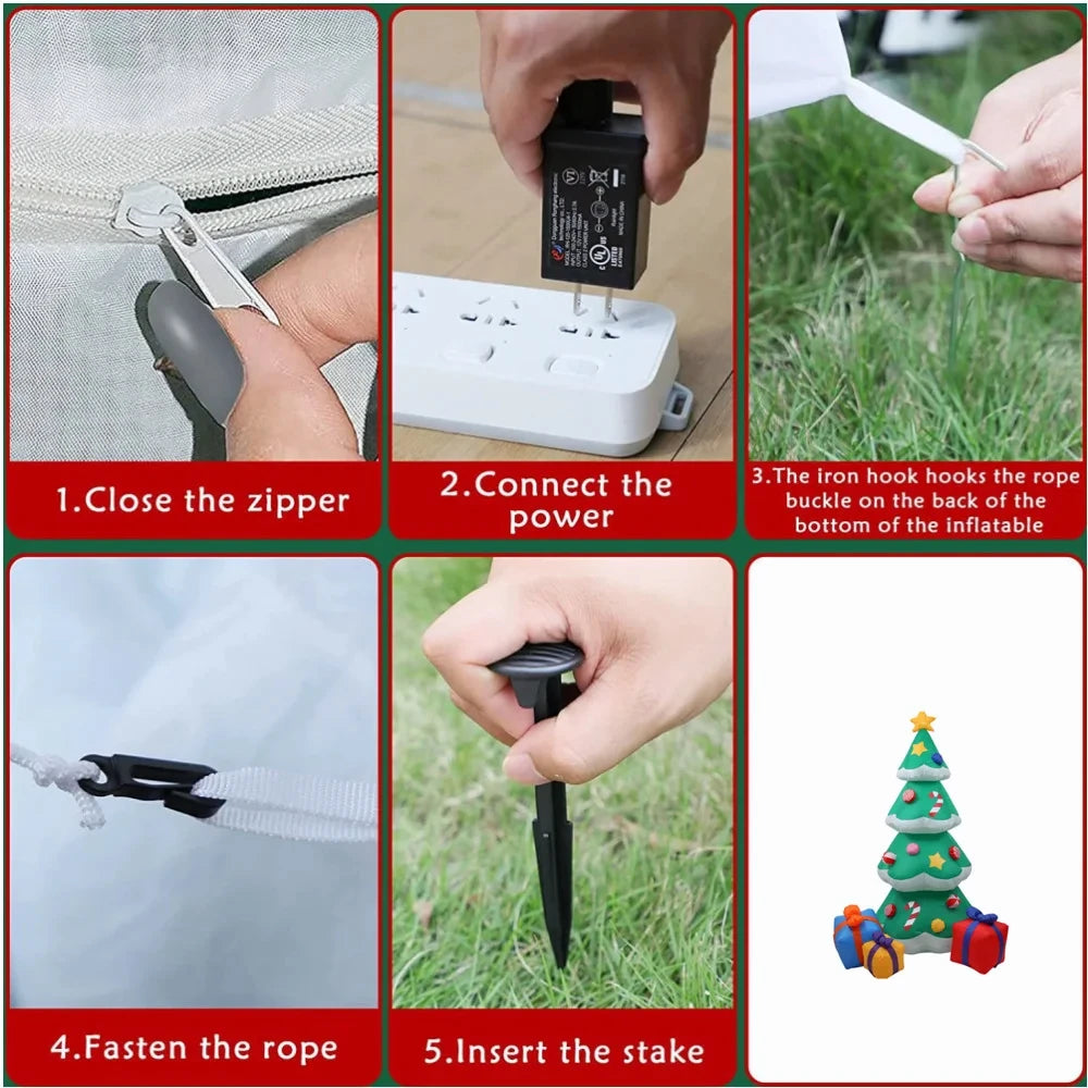 Inflatable Christmas Tree Instructions