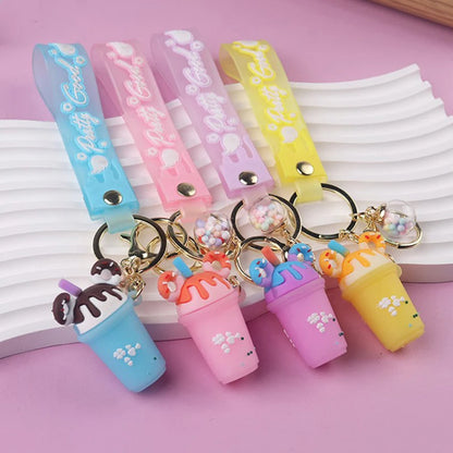 Kawaii keychain cup chain