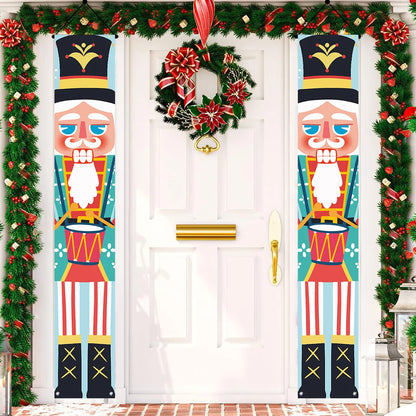 Light Green Christmas Nutcracker Banners