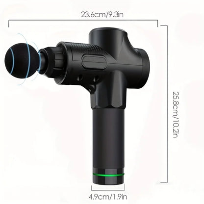 Massage gun dimensions black