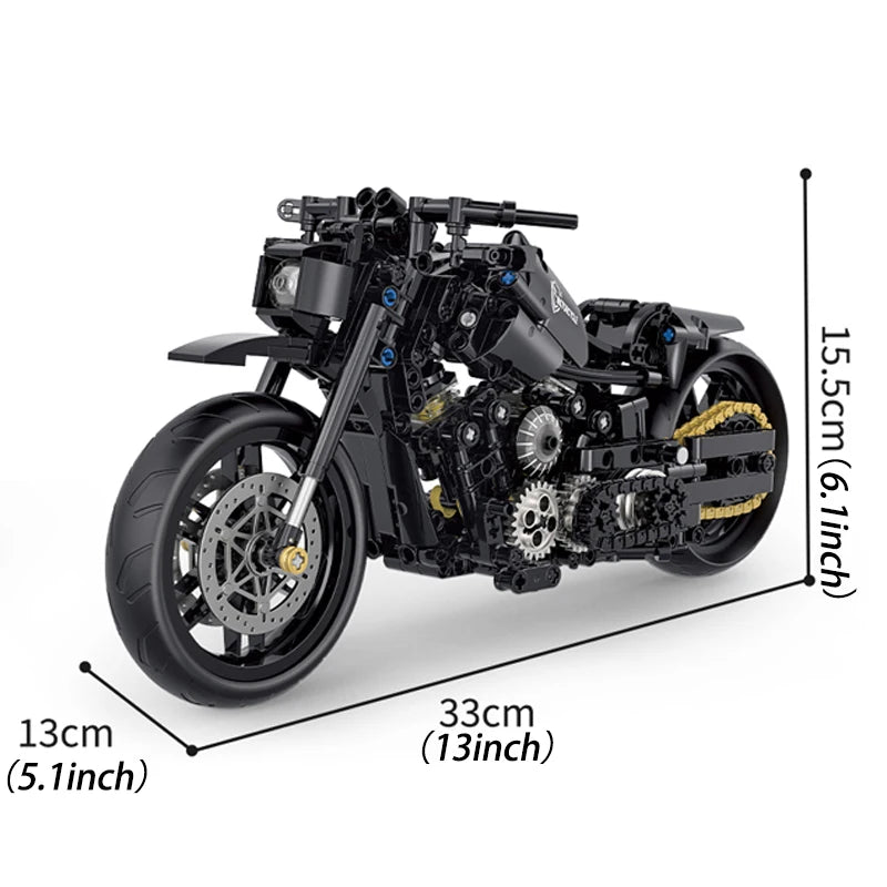 Motorbike Model Dimensions