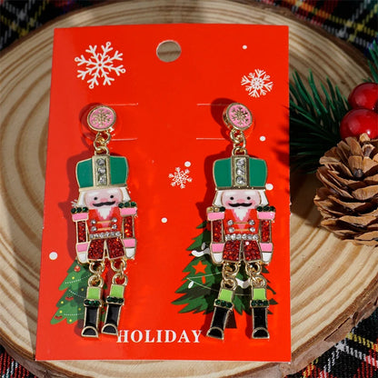 Nutcracker Earrings Green Hat