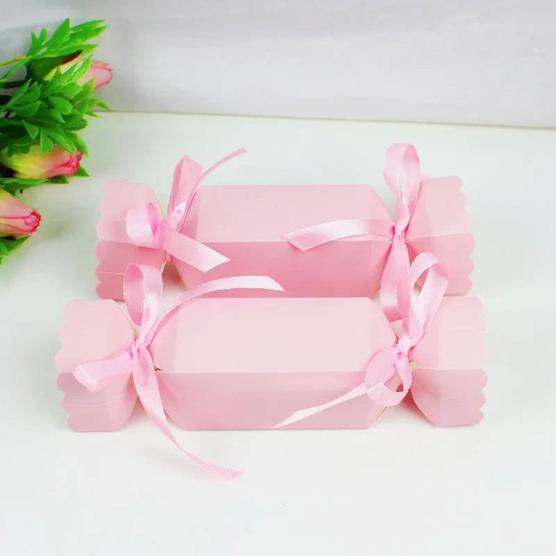 Pink Party Favour Gift Box Crackers