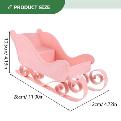 Pink Santa Sleigh