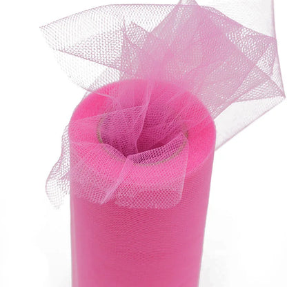 Pink tulle for crafting