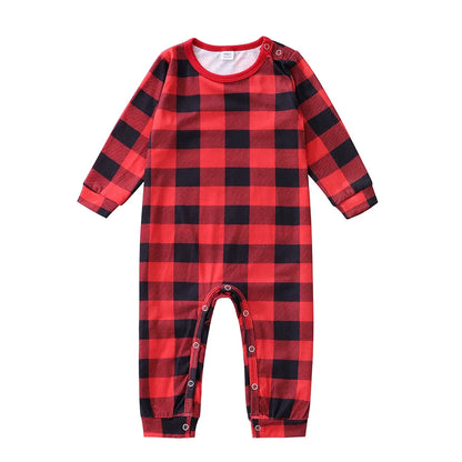 Plad Christmas baby Pajamas