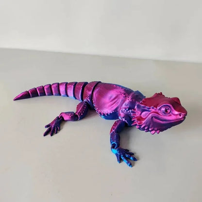 Purple Pink colour shift 3D Printed Lizard